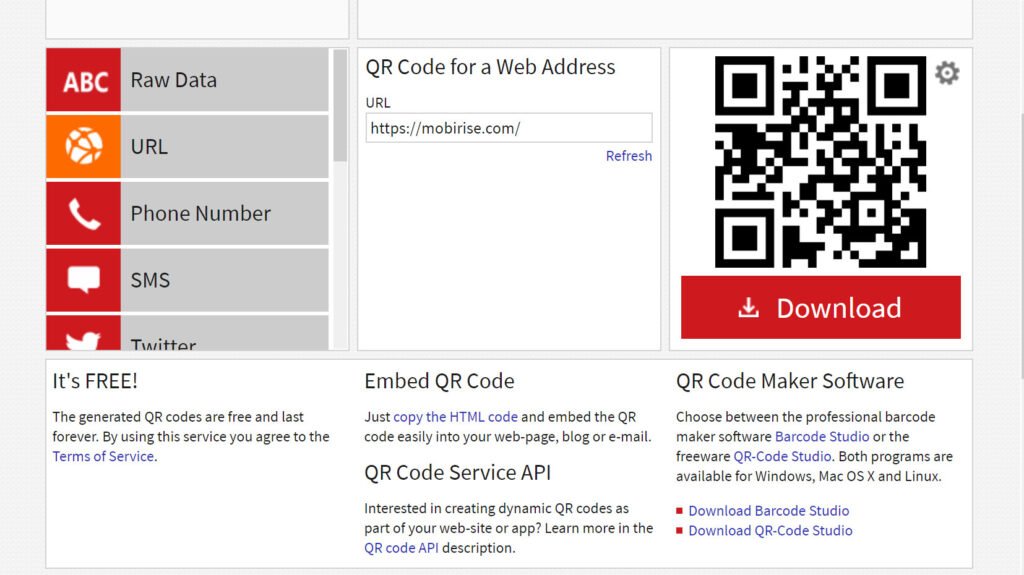 QR code generate