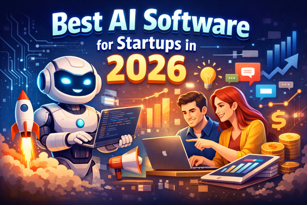 Best AI software for startups in 2026 tools for business automation