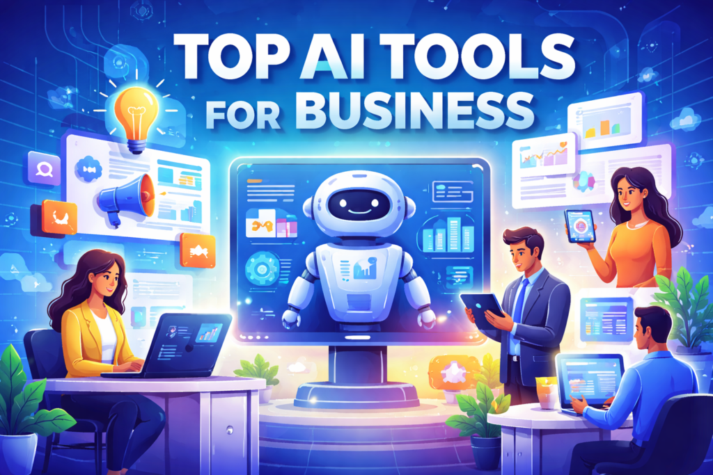 Top AI Tools for Business in 2026 – AI software for automation, marketing, productivity and growth